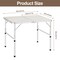 Lightweight Portable Aluminum Folding Camping Table for Multi-Purpose Use